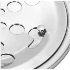 Ralo Tampa Grelha Inox Para Banheiro ou Area Gourmet Quadrado 10x10 Com Fecho